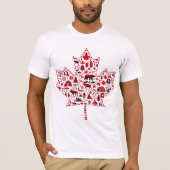 T-shirt Feuille d'érable canadienne emblématique (Devant)