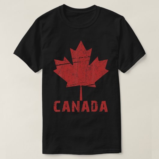 T-shirt Feuille d'érable Drapeau canadien Fête du Canada 2 (Design devant)