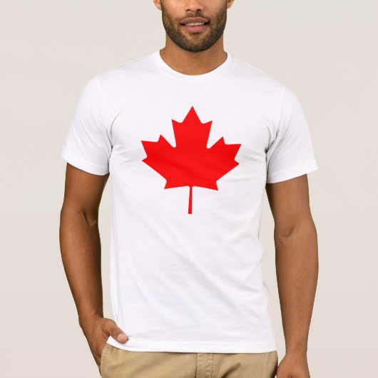 T-shirt Feuille d'érable du Canada (Devant)