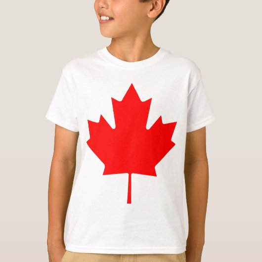 T-shirt Feuille d'érable du Canada (Devant)