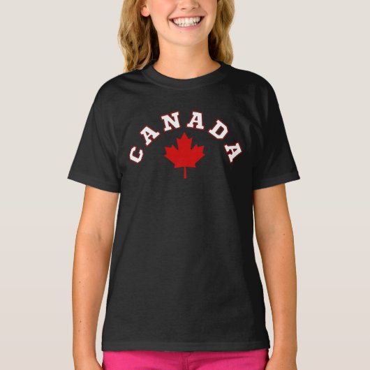 T-shirt Feuille d'érable du Canada (Devant)
