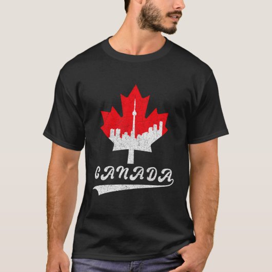 T-shirt Feuille d'érable du Canada (Devant)