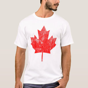 T-shirt Feuille d'érable du Canada - Fête du Canada, Drape