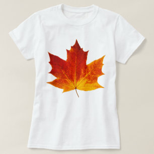 T-shirt Feuille d'érable rouge