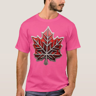 T-shirt Feuille d'érable rouge