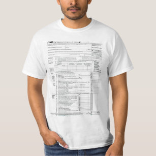 T-shirt Feuille d'impôt 1040