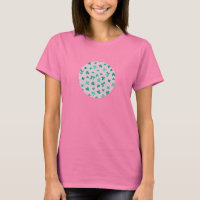 T-shirt Feuille féminine jersey préféré