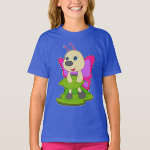 T-shirt Feuille papillon