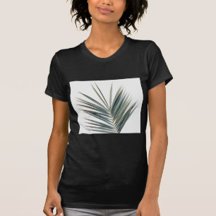 T-shirt Feuille vert pâle