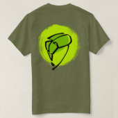 T-shirt Feuille verte (Design dos)