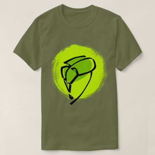 T-shirt Feuille verte (Design devant)