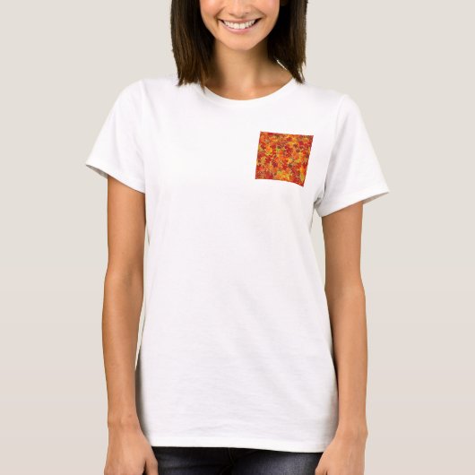 T-shirt feuilles (Devant)