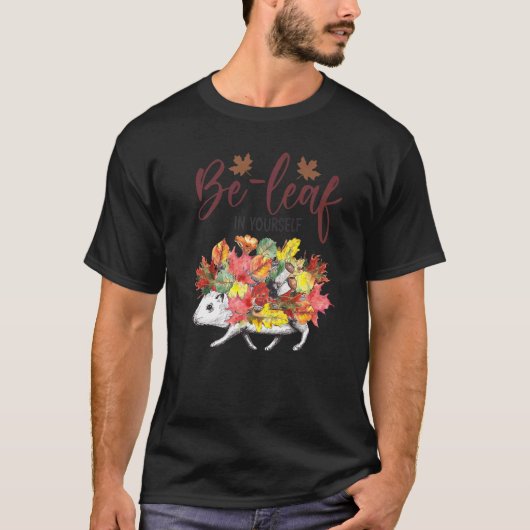 T-shirt Feuilles Automne Citation Automne 'Soyez Feuille E (Devant)