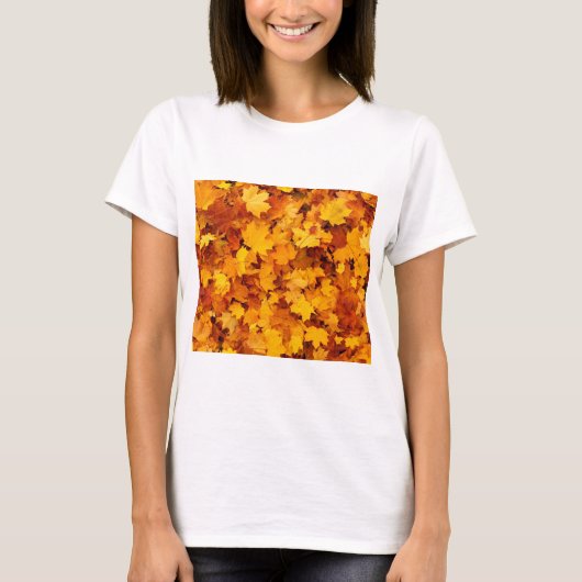 T-shirt Feuilles d'automne (Devant)