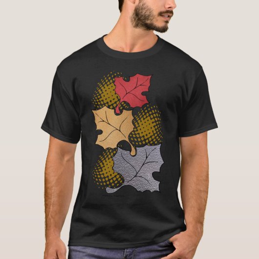 T-shirt Feuilles d'automne (Devant)