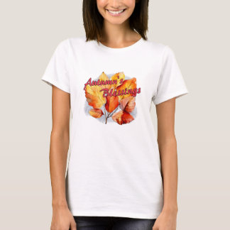 T-shirt Feuilles d'automne