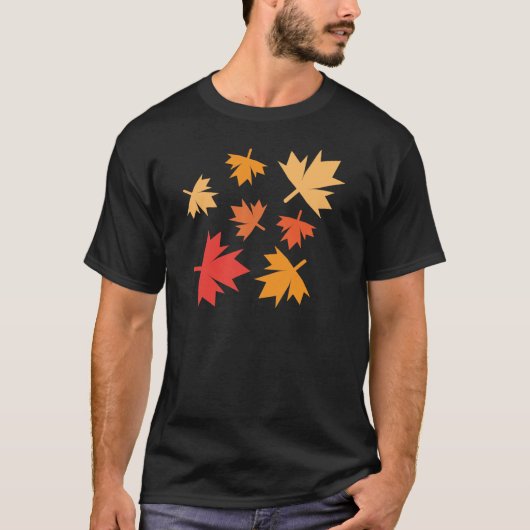 T-shirt Feuilles d'automne (Devant)