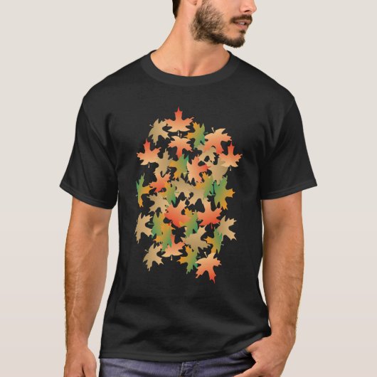 T-shirt Feuilles d'automne (Devant)