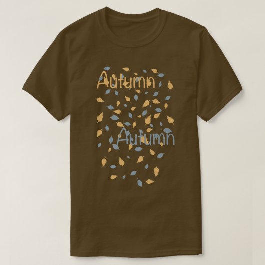 T-shirt Feuilles d'automne colorées fallautumnmotif (Design devant)