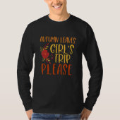 T-shirt Feuilles D'Automne Et Voyage Filles S'Il Vous Plaî (Devant)