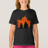 T-SHIRT FEUILLES D'AUTOMNE PÈRE ET FILS (Devant)