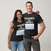T-shirt Feuilles de calcul Comptable fiscal de mème - CPA (Unisexe)