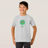 T-shirt Feuilles de l'arbre sacré d'Hermes (Devant entier)
