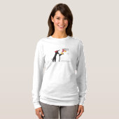 T-shirt Feuilles de l'érable d'automne et manches longues  (Devant entier)