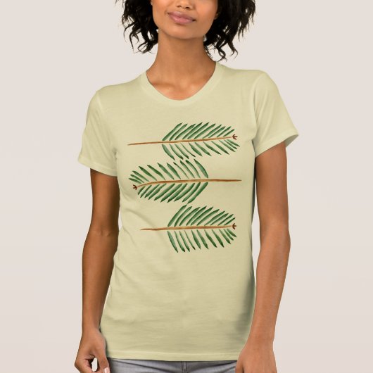 T-shirt Feuilles de palmiers (Devant)