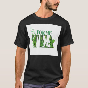 T-shirt Feuilles de thé à la menthe pour les amateurs de t
