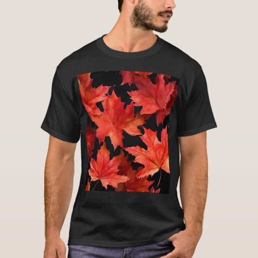 T-shirt Feuilles d'érable (Devant)