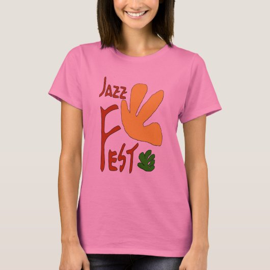 T-shirt Feuilles du Jazz Fest (Devant)