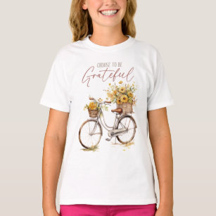 T-shirt Feuilles et fleurs automnales