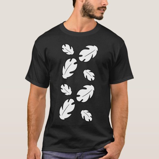 T-shirt Feuilles floraux hawaïens (Devant)