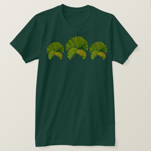 T-shirt Feuilles Ginkgo (Design devant)