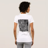 T-shirt Feuilles noires (Dos entier)