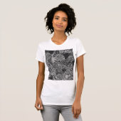 T-shirt Feuilles noires (Devant entier)