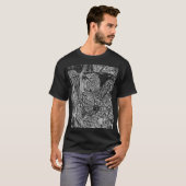 T-shirt Feuilles noires (Devant entier)