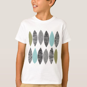 T-shirt Feuilles texturés 01