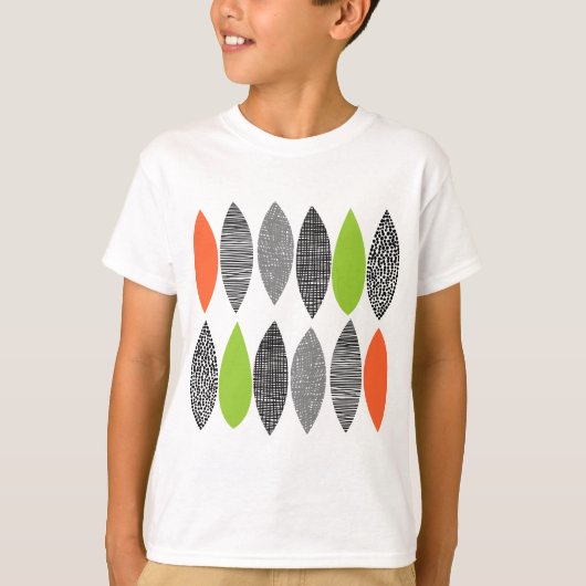 T-shirt Feuilles texturés 02 (Devant)