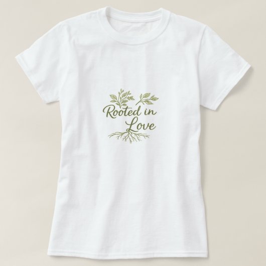 T-shirt Feuilles vertes (Design devant)