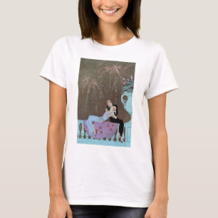 T-shirt Feux d'artifice Art Déco vintage Le Feu, George Ba