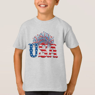 T-shirt Feux d'artifice du 4 juillet, Jour de l'Indépendan