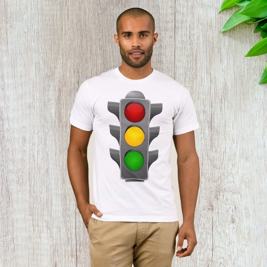 T-shirt Feux de circulation Signal rouge jaune vert