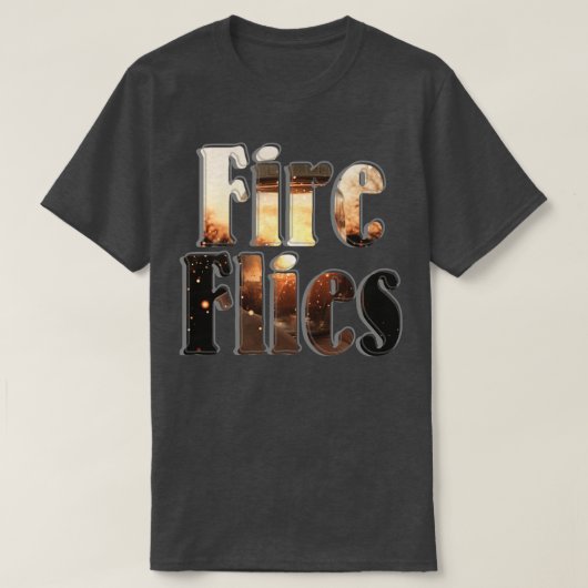 T-shirt Feux de feu (Design devant)