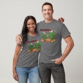 T-shirt Feux de Noël Cactus Lover Drôle Noël (Unisexe)