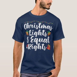 T-shirt Feux de Noël et égalité des droits