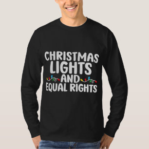 T-shirt Feux De Noël Et Pyjamas À Équité Des Droits