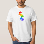 T-shirt Fèves arc-en-ciel (petites) (Devant)