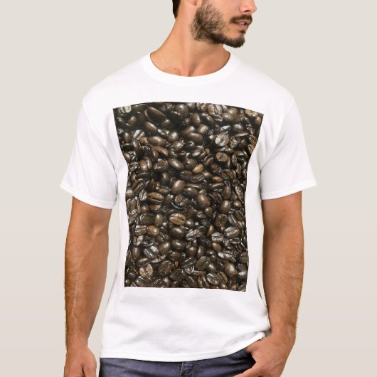 T-shirt Fèves de café (Devant)